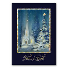 Silent Winter Night Holiday Cards