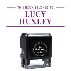 Haynes Rectangular Self-Inking Book Stamp