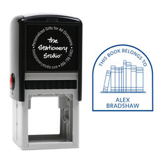 Arched Self-Inking Book Stamp