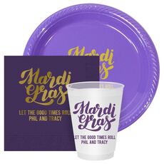 Bold Script Mardi Gras