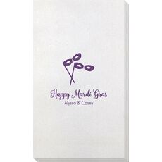 Masquerade Masks Bamboo Luxe Guest Towels