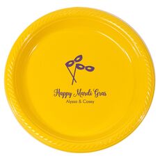Masquerade Masks Plastic Plates