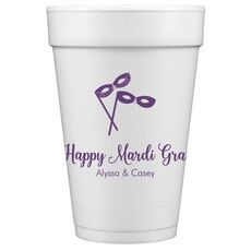 Masquerade Masks Styrofoam Cups