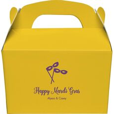 Masquerade Masks Gable Favor Boxes