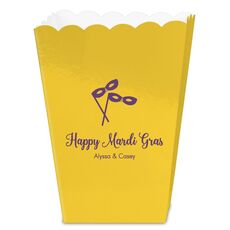 Masquerade Masks Mini Popcorn Boxes