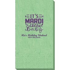 It's Mardi Gras Baby Bali Guest Towels