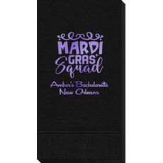 Mardi Gras Squad Guest Towels