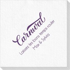 Script Carnival Deville Napkins