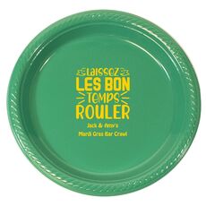 Let The Good Times Roll Plastic Plates