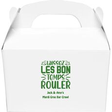 Let The Good Times Roll Gable Favor Boxes
