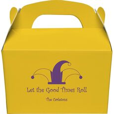 Jester Hat Gable Favor Boxes