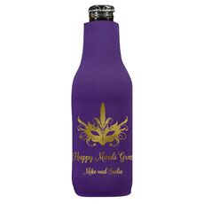 Feathered Mask Bottle Huggers