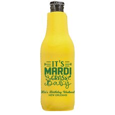 It's Mardi Gras Baby Bottle Huggers