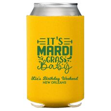 It's Mardi Gras Baby Collapsible Huggers