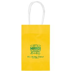 It's Mardi Gras Baby Medium Twisted Handled Bags