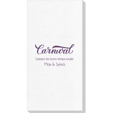 Script Carnival Deville Guest Towels
