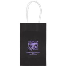 Mardi Gras Squad Medium Twisted Handled Bags