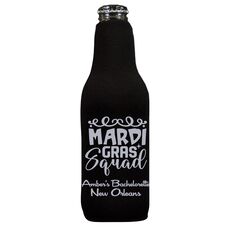 Mardi Gras Squad Bottle Huggers