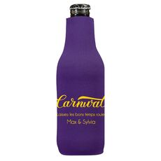 Script Carnival Bottle Huggers