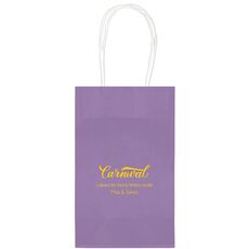 Script Carnival Medium Twisted Handled Bags