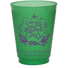 Carnival Mardi Gras Colored Shatterproof Cups