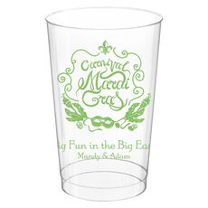 Carnival Mardi Gras Clear Plastic Cups