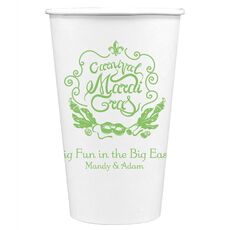 Carnival Mardi Gras Paper Coffee Cups