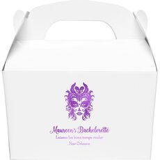 Carnival Mask Gable Favor Boxes