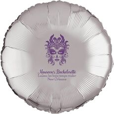 Carnival Mask Mylar Balloons