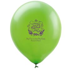 Carnival Mardi Gras Latex Balloons