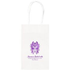 Carnival Mask Medium Twisted Handled Bags