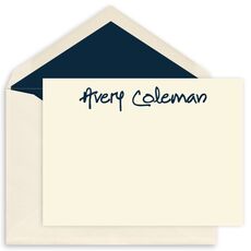 Studio Large Text Flat Note Cards