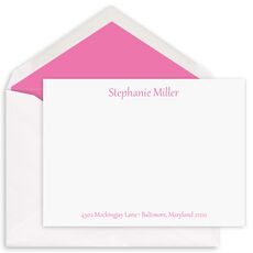 Discerning Flat Note Cards