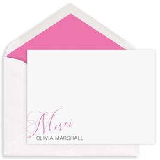 Merci Flat Thank You Note Cards