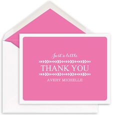 Little Leaves Thank You Folded Note Cards