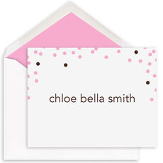 Confetti Folded Note Cards