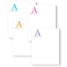 Initial and Name Mini Notepad Set