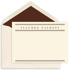 Headline Flat Note Cards