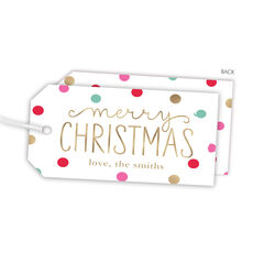 Colorful Christmas Hanging Gift Tags