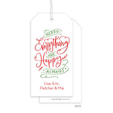 Merry Everything Large Hanging Gift Tags