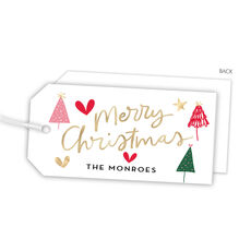 Christmas Trees Hanging Gift Tags