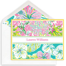Bali Tropique Folded Note Cards