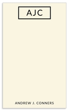 Bold Frame Jotter Cards