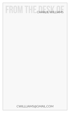 Bold From The Desk Of Jotter Cards