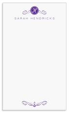 Scroll Initial Jotter Cards