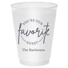 Circle Favorite Guest Shatterproof Cups