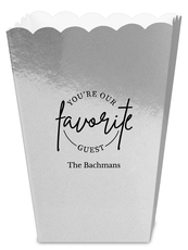 Circle Favorite Guest Mini Popcorn Boxes