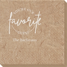 Circle Favorite Guest Bali Napkins