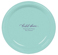 Bridal Shower Swish Plastic Plates