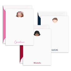 Create Your Adorable Face Custom Note Card